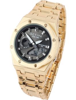 Activa Digital ACWM303-002 Reloj para hombre - Movimiento de cuarzo - Metal con esfera negra - 45 mm