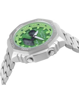 Activa Digital ACWM423-005 orologio da uomo - Movimento digitale - Metallo con quadrante verde - 45 mm