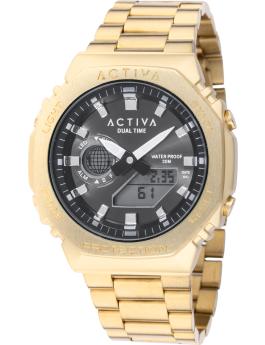 Activa Digital ACWM423-007 Reloj de hombre - Movimiento de cuarzo - Metal con esfera negra - 45 mm
