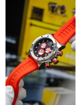 Invicta Sea Hunter 48977 Herrenuhr - Quarzwerk - Edelstahl mit schwarzem Zifferblatt - 52 mm