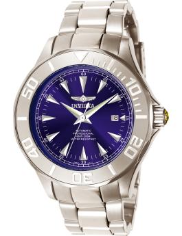 Invicta Signature 7035 Relógio Masculino - Movimento Automático - Aço Inoxidável com Mostrador Azul - 47 mm