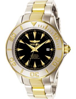 Invicta Signature 7037 Relógio Masculino - Movimento Automático - Aço Inoxidável com Mostrador Preto - 47 mm
