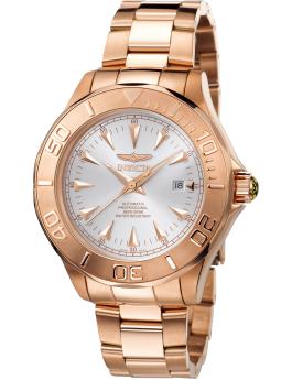 Invicta Signature 7111 Relógio Masculino - Movimento Automático - Aço Inoxidável com Mostrador Prateado - 47 mm