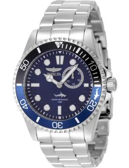 Invicta Pro Diver 49278 Men's Watch - Quartz Movement - Stainless Steel with Blue Dial - 43 mm