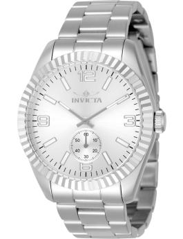 Invicta Specialty 49356 Men's Watch - Quartz Movement - Stainless Steel with Silver Dial - 43 mm