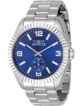 Invicta Specialty 49382 Men's Watch - Quartz Movement - Stainless Steel with Blue Dial - 43 mm