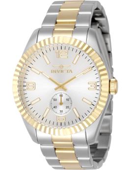 Invicta Specialty 49385 Men's Watch - Quartz Movement - Stainless Steel with Silver Dial - 43 mm