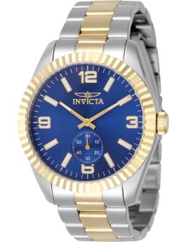 Invicta Specialty 49387 Men's Watch - Quartz Movement - Stainless Steel with Blue Dial - 43 mm