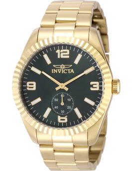 Invicta Specialty 49390 Men's Watch - Quartz Movement - Stainless Steel with Green Dial - 43 mm