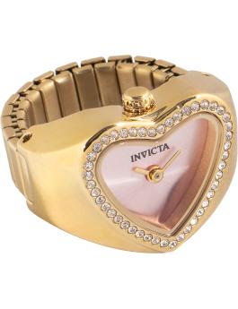 Invicta Mini 49575 Orologio da Donna - Movimento al Quarzo - Acciaio Inossidabile con Quadrante Rosa - 18 mm