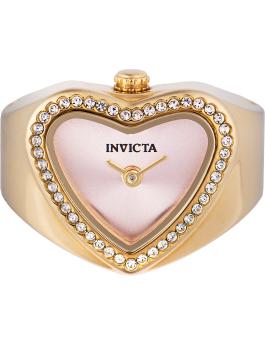 Invicta Mini 49575 Dameshorloge - Quartz Uurwerk - Roestvrij Staal met Roze Wijzerplaat - 18 mm