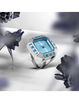 Invicta Mini 49579 Orologio da Donna - Movimento al Quarzo - Acciaio Inossidabile con Quadrante Blu - 21 mm