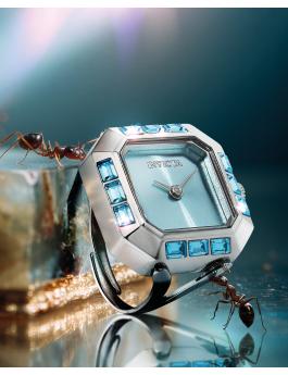 Invicta Mini 49579 Orologio da Donna - Movimento al Quarzo - Acciaio Inossidabile con Quadrante Blu - 21 mm
