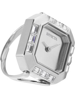 Invicta Mini 49580 Damenarmbanduhr - Quartz Bewegung - Edelstahl mit Silbernem Zifferblatt - 21 mm