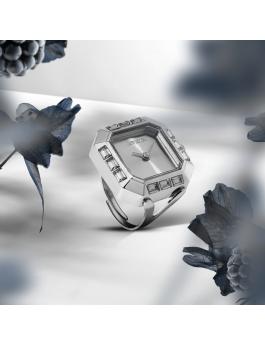 Invicta Mini 49580 Damenarmbanduhr - Quartz Bewegung - Edelstahl mit Silbernem Zifferblatt - 21 mm