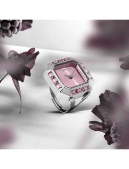 Invicta Mini 49581 Damenarmbanduhr - Quartz Bewegung - Edelstahl mit Rosa Zifferblatt - 21 mm
