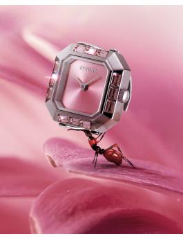 Invicta Mini 49581 Damenarmbanduhr - Quartz Bewegung - Edelstahl mit Rosa Zifferblatt - 21 mm