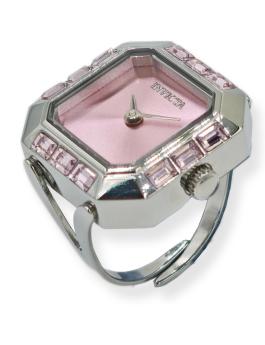 Invicta Mini 49581 Damenarmbanduhr - Quartz Bewegung - Edelstahl mit Rosa Zifferblatt - 21 mm