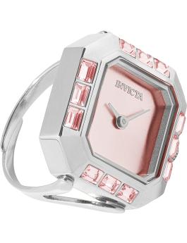 Invicta Mini 49581 Damenarmbanduhr - Quartz Bewegung - Edelstahl mit Rosa Zifferblatt - 21 mm