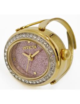 Invicta Mini 49600 Damenarmbanduhr - Quartz Bewegung - Edelstahl mit Rosa Zifferblatt - 24 mm
