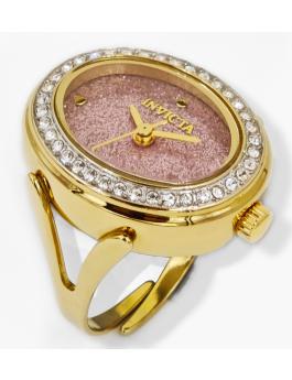 Invicta Mini 49600 Damenarmbanduhr - Quartz Bewegung - Edelstahl mit Rosa Zifferblatt - 24 mm