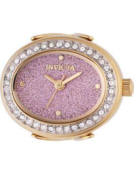 Invicta Mini 49600 Damenarmbanduhr - Quartz Bewegung - Edelstahl mit Rosa Zifferblatt - 24 mm