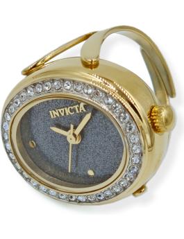 Invicta Mini 49601 Orologio da Donna - Movimento al Quarzo - Acciaio Inossidabile con Quadrante Nero - 24 mm