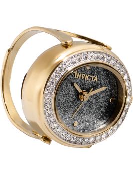 Invicta Mini 49601 Orologio da Donna - Movimento al Quarzo - Acciaio Inossidabile con Quadrante Nero - 24 mm
