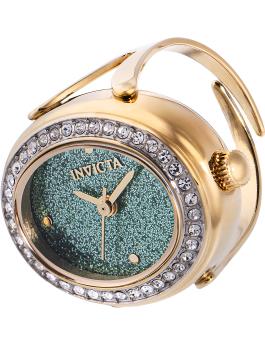 Invicta Mini 49602 Orologio da Donna - Movimento al Quarzo - Acciaio Inossidabile con Quadrante Verde - 24 mm