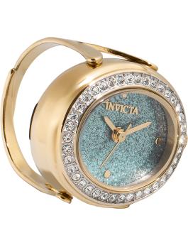Invicta Mini 49602 Relógio Feminino - Movimento de Quartzo - Aço Inoxidável com Mostrador Verde - 24 mm
