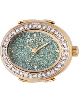 Invicta Mini 49602 Relógio Feminino - Movimento de Quartzo - Aço Inoxidável com Mostrador Verde - 24 mm