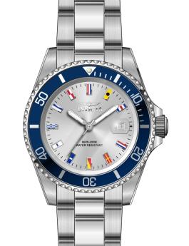 Invicta Pro Diver 49885 Men's Watch - Quartz Movement - Stainless Steel with Silver Dial - 40 mm