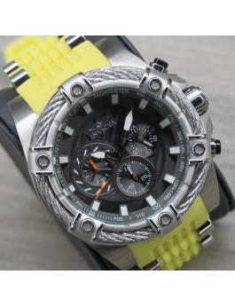 Invicta Bolt 49811 Herenhorloge - Quartz Uurwerk - Roestvrij Staal met Grijze Wijzerplaat - 52 mm