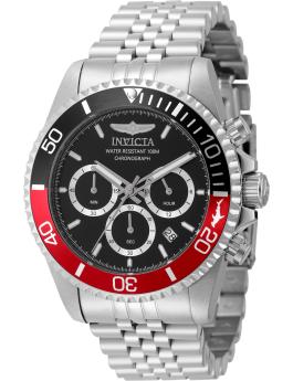 Invicta Pro Diver 49838 Orologio da Uomo - Movimento al Quarzo - Acciaio Inossidabile con Quadrante Nero - 43 mm