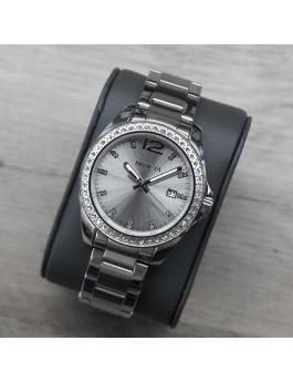 Invicta Angel 49846 Montre Femme - Mouvement Quartz - Acier Inoxydable avec Cadran Argenté - 38 mm
