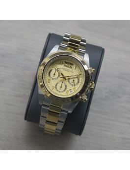 Invicta Speedway 49908 Reloj de Hombre - Movimiento de Cuarzo - Acero Inoxidable con Esfera Dorada - 39 mm