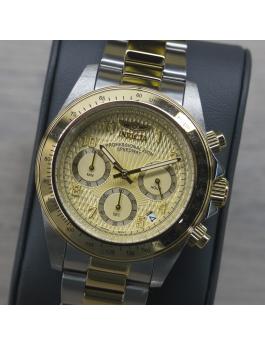 Invicta Speedway 49908 Reloj de Hombre - Movimiento de Cuarzo - Acero Inoxidable con Esfera Dorada - 39 mm