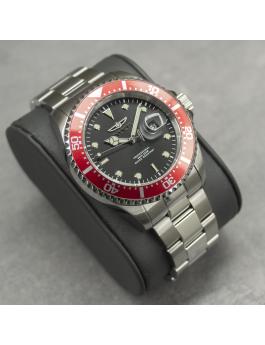 Invicta Pro Diver 22020 Reloj de Hombre - Movimiento de Cuarzo - Acero Inoxidable con Esfera Negra - 43 mm