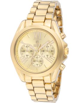 Montres Prestige Montres Prestige MPW-0192 Relógio Feminino - Movimento de Quartzo - Metal com Mostrador Dourado - 35 mm