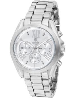 Montres Prestige MPW-0194 Relógio Feminino - Movimento de Quartzo - com Mostrador Prateado - 35 mm