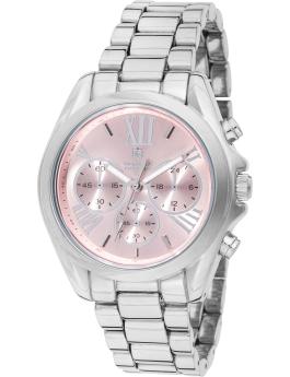 Montres Prestige MPW-0195 Relógio Feminino - Movimento de Quartzo - com Mostrador Rosa - 35 mm