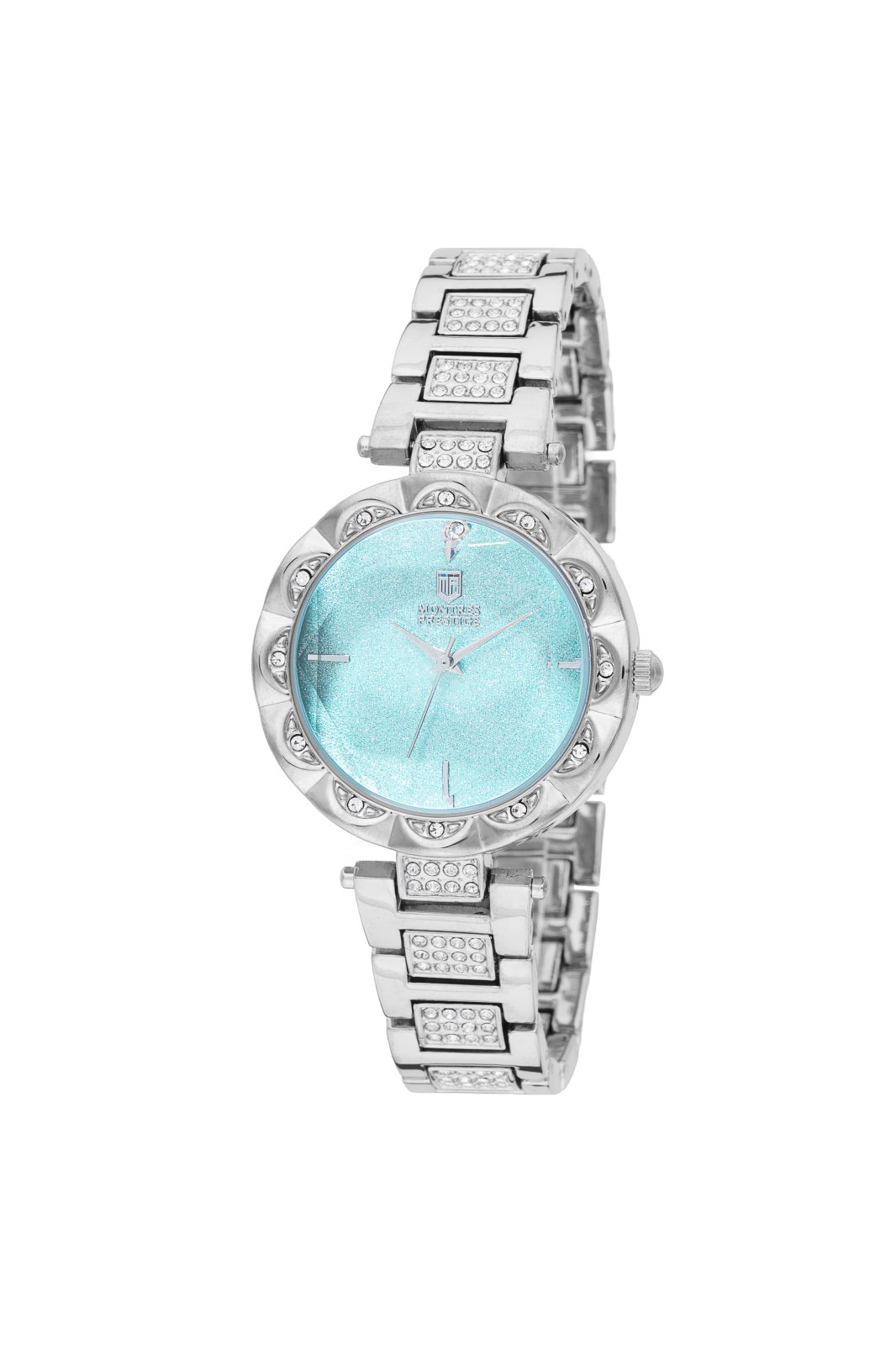 Montres Prestige Classic MPW-0209 Naisten Kello - Kvartsikoneisto - Metalli Sinisellä Taululla - 33 mm