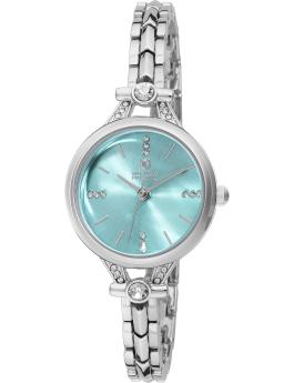Montres Prestige Classic MPW-0214 дамски часовник - кварцов механизъм - метал с син циферблат - 28 мм