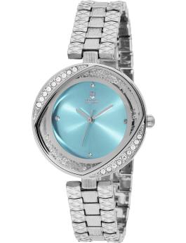 Montres Prestige Classic MPW-0224 Reloj de mujer - Movimiento de cuarzo - Metal con esfera azul - 30 mm