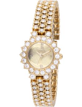 Montres Prestige Classic MPW-0225 Reloj de mujer - Movimiento de cuarzo - Metal con esfera dorada - 26 mm
