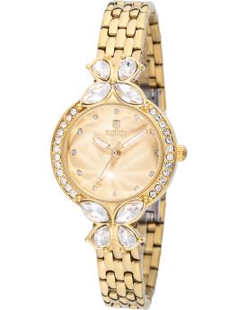 Montres Prestige Classic MPW-0231 Reloj de mujer - Movimiento de cuarzo - Metal con esfera dorada - 22 mm