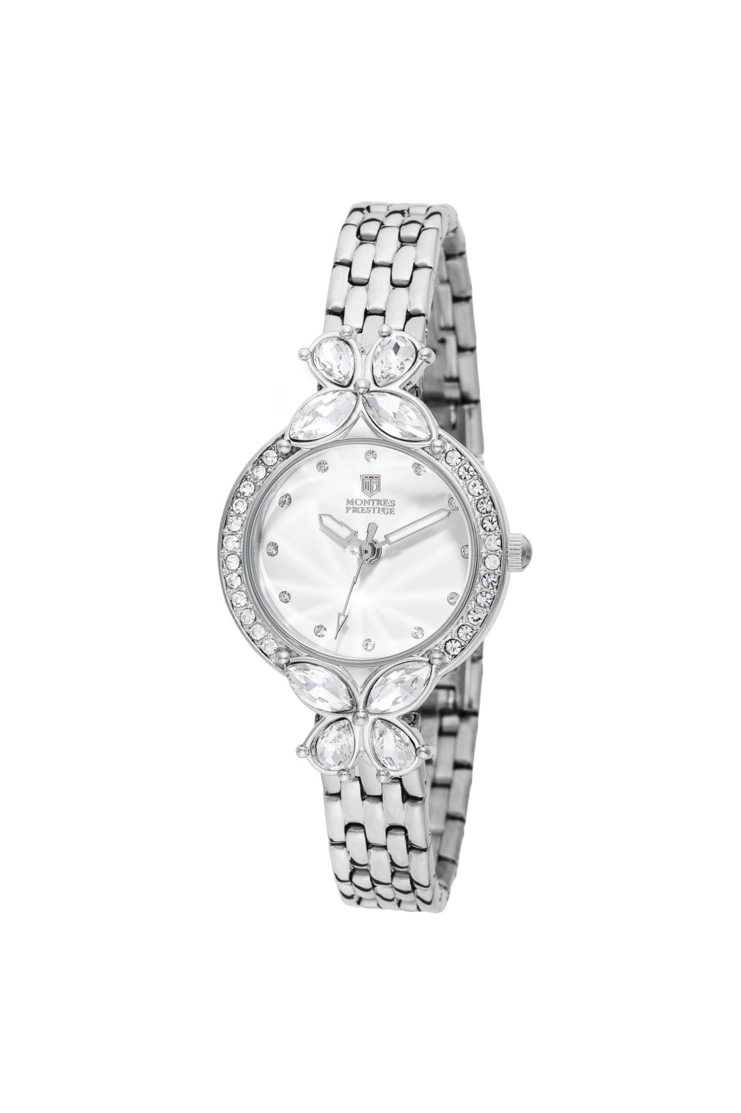 Montres Prestige Classic MPW-0233 Relógio Feminino - Movimento Quartz - Metal com Mostrador Prateado - 22 mm