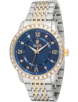 Montres Prestige MPW-0241 Relógio Masculino - Quartz Movement - com Mostrador Azul - 45 mm
