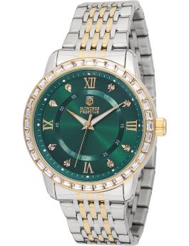 Montres Prestige Classic MPW-0242 pánské hodinky - Quartz strojek - Kov s zeleným ciferníkem - 45 mm