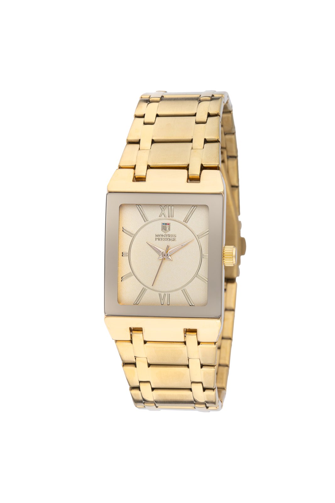 Montres Prestige Classic MPW-0251 Relógio Masculino - Movimento Quartz - Metal com Mostrador Dourado - 41 mm